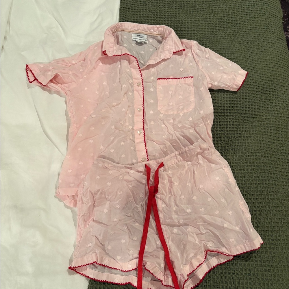 Pink Heart Pajama Set